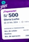 Evidencia del reporte: DEBE 630 SOLES